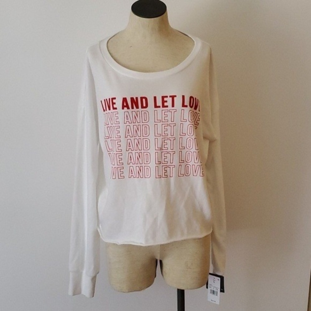 Grayson Threads Sleepwear Long Sleeve Shirt White Junior Medium NWT